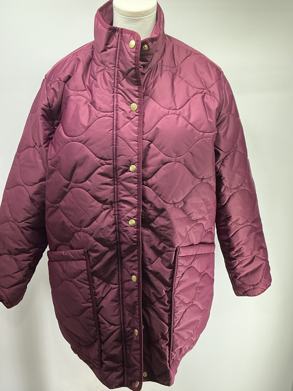 Featherless Quilted Long Puffer Jacket
